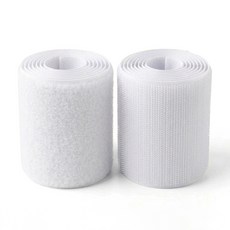벨크로 찍찍이 밸크로 봉제 재봉형 10cm 화이트 색상 세트 1M, 재봉형 10cm-화이트 1m, 1세트