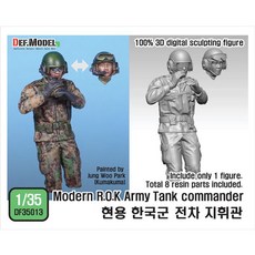 밀리터리인형 피규어 1/35 한국군 현용 전차 지휘관