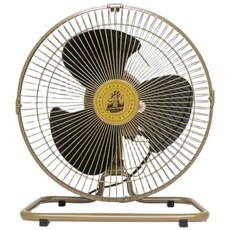 樂活不露 12吋靜音工業扇 360度全向擺頭桌扇 電風扇 露營, 沙色, IF-1206S