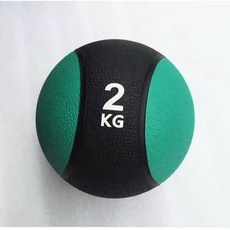 硬式橡膠藥球1KG-8KG 健身重力藥球 健身球 牆球 顏色隨機出貨, 詳見包裝, 1個, 2kg