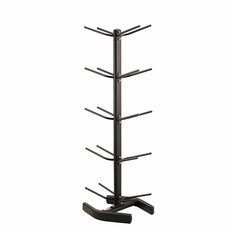 【Fitek】藥球架 可放10顆藥球 硬式藥球架 健身球架 瑜珈藥球架 橡膠藥球架, 沉穩黑