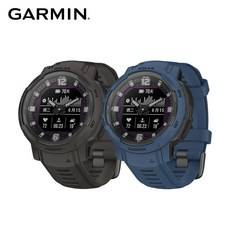 GARMIN Instinct Crossover 太陽能複合式智慧腕錶, 浪潮藍