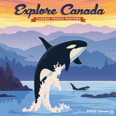 (英文圖書)Explore Canada (Adg) 2026 12 X 12 Wall Calendar Spiral, Willow Creek Press Calendars, 英文, 螺旋式