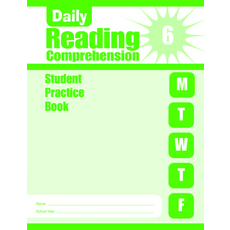 Daily Reading Comprehension Grade 6 Sb Paperback, Evan-Moor Educational Publishers