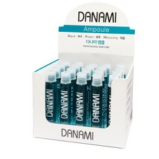 미용실클리닉제품 DANAMI 열보호 헤어앰플 20EA 단백질 셀프 손상모 복구 영양 오일 머리 영양제 염색 헤어앰플 극손상 헤어앰플 단백질 앰플 트리트먼트 헤어에센스 헤어단백질, 20개, 13ml