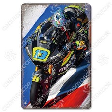 모터 스포츠 포스터 금속 주석 표지판 빈티지 오토바이 레이싱 플라크 벽 예술 장식 차고 클럽, 20x30cm, 26