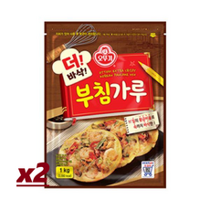 오뚜기 더바삭부침가루, 2개, 1kg