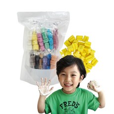 비누클레이 버블솝플레이 향기 600g 12색 혼합 리필팩