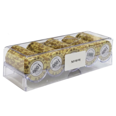 보아미 국제규격 데칼클레이 포커칩 100p 아크릴세트, 1000숫자칩세트, 1개