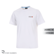 라이더 2026RC-9 코튼라이크 공용 반팔티 배드민턴 피클볼 탁구 스포츠웨어