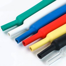 ATD 열 수축튜브 수축고무 낚시대손잡이, 민무늬 투명색 1M /15파이, 1개