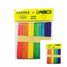 아이스크림 칼라막대 소 100개입 11.5cm 팩 1개입 하드스틱 아이스크림스틱