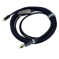 dac 앰프 사운드 프리앰프 DSD64 dsd128 192K용 3피트 USB c to 동축 케이블 남성 Type-c Digital 오디오 인터페이스 RCA 여성 어댑터 와이어, c to coaxial male_25ft