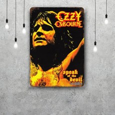 장식 포스터 빈티지 주석 간판 금속 플라크 펍 맨 케이브 클럽 벽장식, 23. Style-23