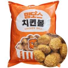 맘모스 치킨볼 2kg 순살 강정 간식 튀김, 1개