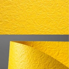 두성종이 구김지 구김색지(2절x5장)"주문제작 재단판매", 113노랑색