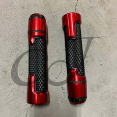 CJ motor 手把套 Force 155 SMAX 機車改裝防滑舒適握把套, 紅 Red