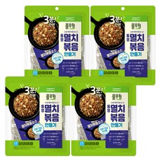 풀무원 3분간편 통영멸치볶음 만들기, 4개, 220g