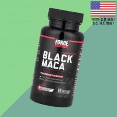 포스 팩터 파운데이션 블랙 마카 60캡슐 Force Factor Fundamentals Black Maca 60 Capsules, 60, 1