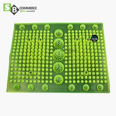 국산 지압매트 9종택1 /풋침매트/발마사지 /발지압, 1개, 그린