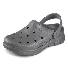 Skechers 남성용 폼: 아치 핏 - 발리언트 슬립온 클로그 블랙/블랙 10