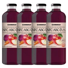 착즙한 NFC ABC주스 1L 4병 원물 그대로 착즙한 주스, 4개