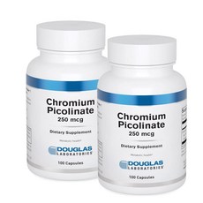 더글라스랩 크롬 피콜리네이트 250mcg 캡슐 Douglas Laboratories Chromium Picolinate, 100정, 2개