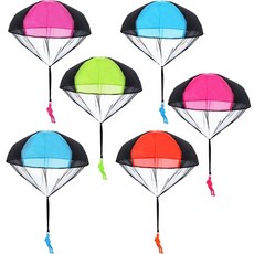 6PCS 낙하산장난감, 컬러 랜덤