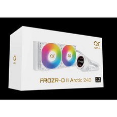 小白的生活工場*Xigmatek Frozr-O II 240 一體式水冷散熱器 2.4吋LCD幫浦頭 高效散熱, 白, 1個