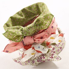 KKAKKUNGNORITER 孩童印花純棉方巾