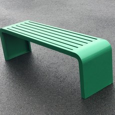 철제 벤치 의자 관공서 펜션 카페 학교 테라스 실외 스툴 1m, AV. 220x40x45 그린