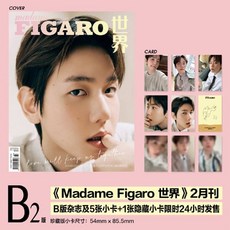 [F형] Madame Figaro (월간) 2024년 2월호 (중국어판) : EXO 백현 (BAEK HYUN) 커버 (B형 잡지 + 포토카드 5장 + 히든카..., YES24