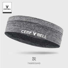 體溫魔術師丨透氣止汗運動頭帶 彈力吸汗髮帶 運動頭巾 健身慢跑止汗帶, 灰