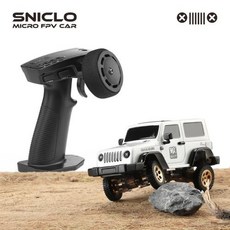 FPV RC카 드론 카메라 RC Sniclo 무선 Fpv 리모컨 차량 Rc 사륜 구동 등반 자동차 장난감 소년 오프로드, RC regular white