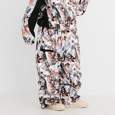 REFINED SUPER WIDE VENTILATION PANTS REALTREE WHITE