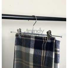 데이슬롯 집게바지걸이 논슬립 그레이 청바지걸이