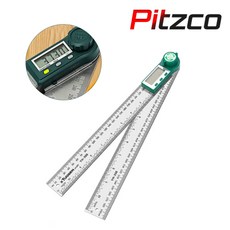 피츠코 디지털 스틸 각도기 스테인레스 전자 경사 측정기, 1개, PTC-DR500 (500mm)