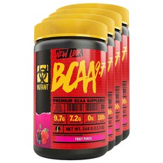 MUTANT BCAA 支鏈氨基酸保健粉, 4個, 348克