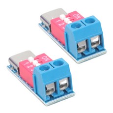 최대 100W의 전압 조정 지원으로 빠른 충전 및 전원 공급을 위한 2개 USB C PD 트리거 모듈