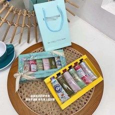 可可醬個護優選 高級禮盒護手霜 30ml*8支套裝 秋冬滋潤保濕 護手霜禮盒 耶誕禮物交換禮物, 1個, 春回大地紙（30ml*6支）