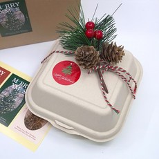 크리스마스 선물 포장 솔장식 (소)