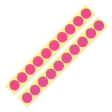 attizone 벨크로 원형찍찍이 (소포장) 20mm x 10세트 - 11칼라, 분홍, 10개