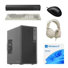 긱스타 조립PC 사무용컴퓨터 조립식컴퓨터, Free DOS, 256GB, 8GB, 라데온 VEGA8, 5500GT