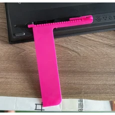 쿠쿠스토어 창의적인 지퍼 북마크 독서 노트 메모장 학생 책 페이지 분리 클립, 04 Red-1pc