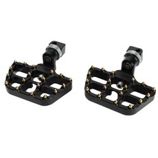 조수석 발판 알루미늄 풋페그 페달 조절, 4. Black Gold, 기본