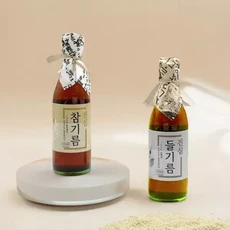 진심들기름 350ml 1개 + 진심참기름 350ml 1개