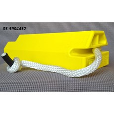 TIGER 車輪止動塊 高強度耐用附繩索易於搬運 維修保養安全必備