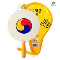 콩꼬물마켓 엔젤악기 전통소고 가죽 소고 가방 소고채 세트 초등 음악 준비물 교육용, 혼합색상, 1개