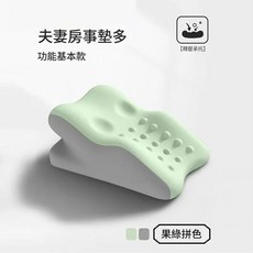床上趴睡枕 釋放雙手・舒適支撐, 4代趴睡枕 - 綠灰 無小枕頭