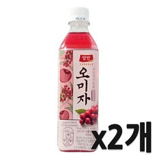 양반 오미자 음료, 500ml, 2개